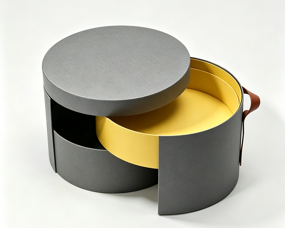 Circular drawer box