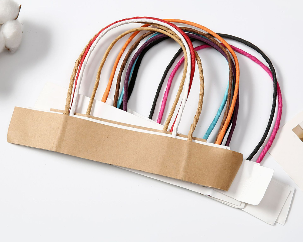 twisted paper handle